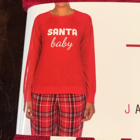 Christmas pjs 
Santa Baby Christmas Pajamas - Picture 2 of 4